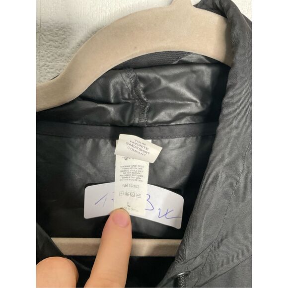 Independent Trading Raincoat Men’s Large Water-resistant Hooded Windbreaker Y2K - Picture 6 of 14